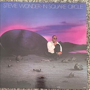 Stevie Wonder 'In Square Circle' Vinyl Record with Insert